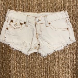 True Religion “Joey Cut Off” Jean shorts